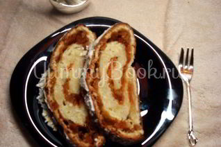 Абрикосовый рулет