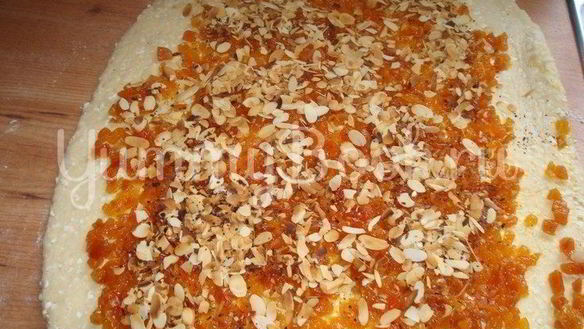 ШАГ 2. абрикосовый рулет