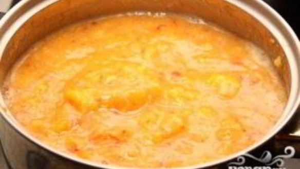 ШАГ 2. ароматное желе из персиков