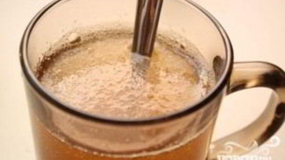 ШАГ 4. ароматное желе из персиков