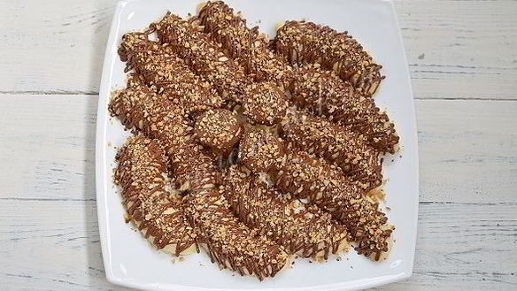 ШАГ 9. бананы в шоколаде