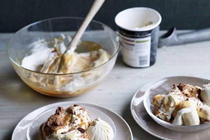 Десерт сандей-баноффи