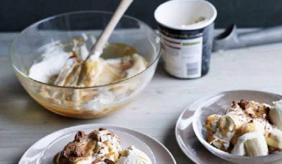 Рецепт десерт сандей-баноффи