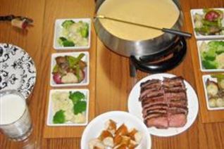 Фондю из трех видов сыра