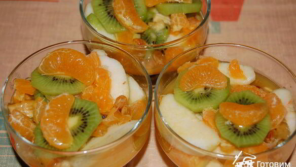 ШАГ 4. фрукты в имбирно-мятном сиропе