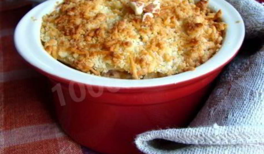 Рецепт картофельно-луковый крамбль