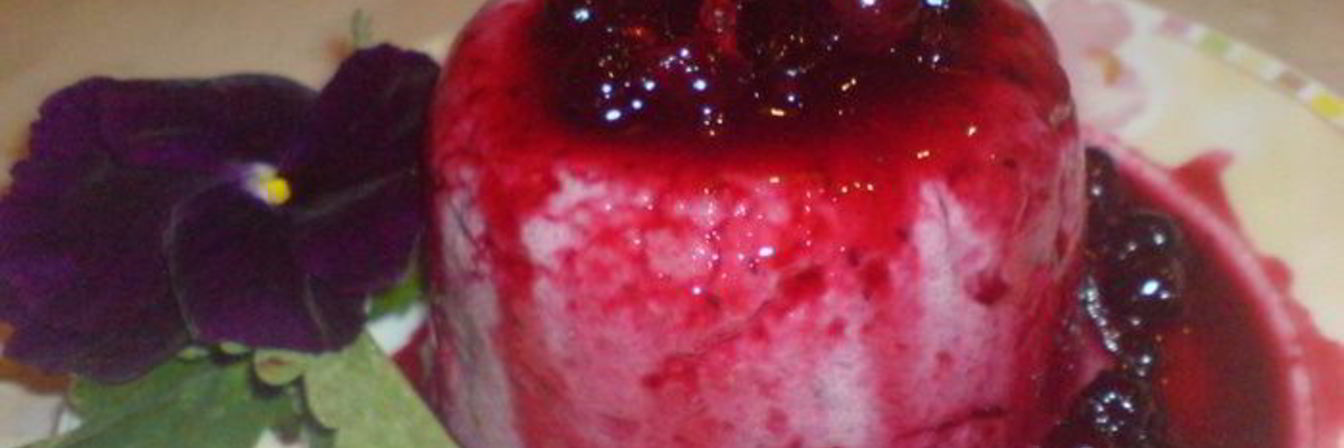 Холодный пудинг из манной крупы