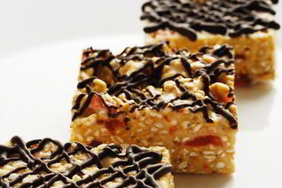 Хрустящие вишнево-шоколадные вкусняшки