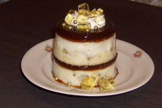 Кофейно-молочный десерт с кислинкой