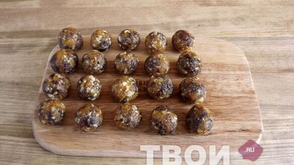 ШАГ 4. домашние конфеты из сухофруктов