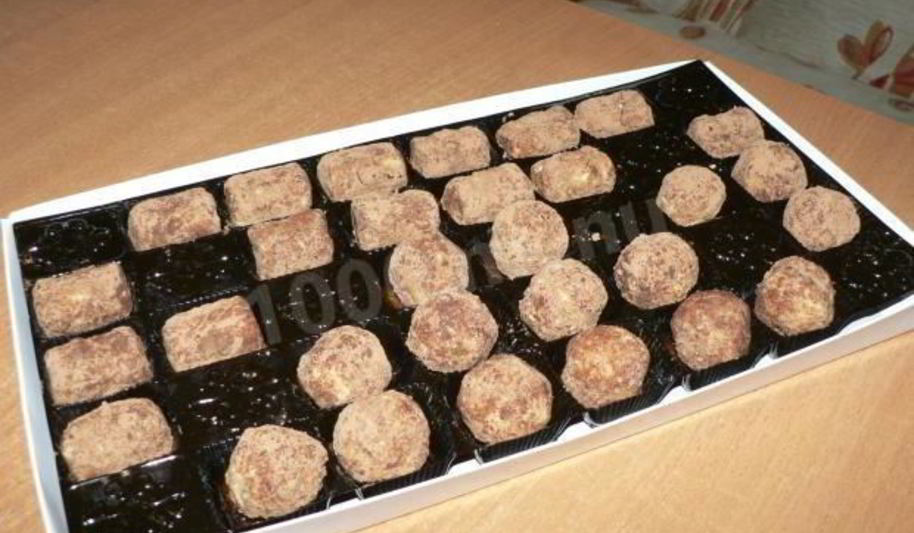 Рецепт домашние конфеты