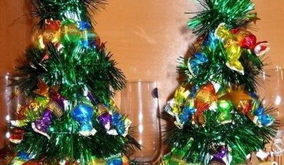 Рецепт елка из конфет