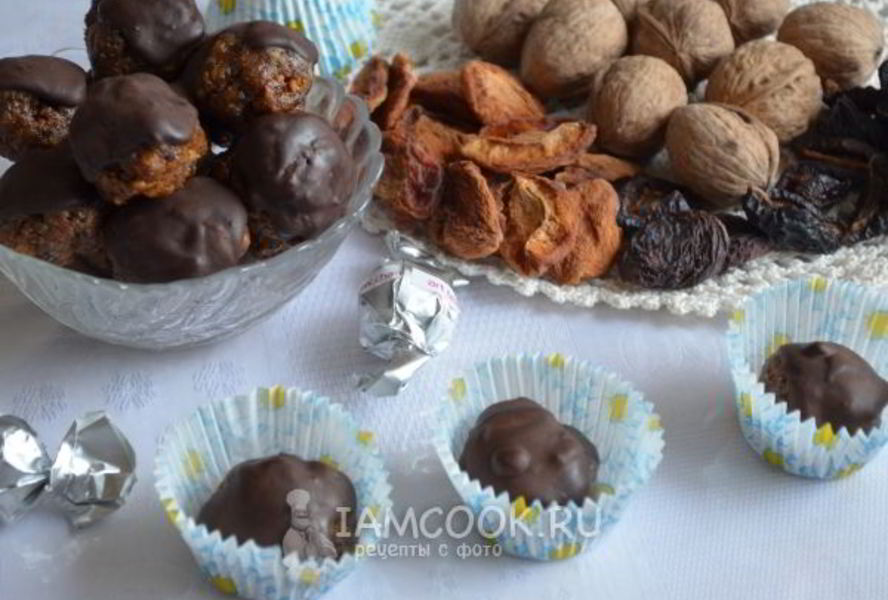 Конфеты из сухофруктов