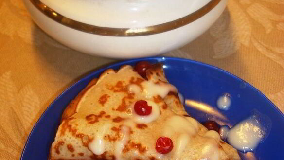 ШАГ 3. банановые блинчики с восхитительным ванильным заварным кремом на масленицу