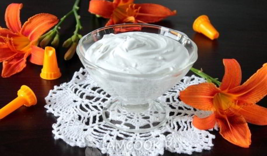 Рецепт белковый заварной крем