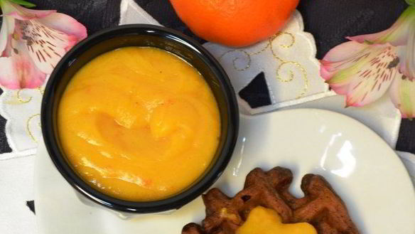 ШАГ 3. блаженство тыквенно-хурмовый курд