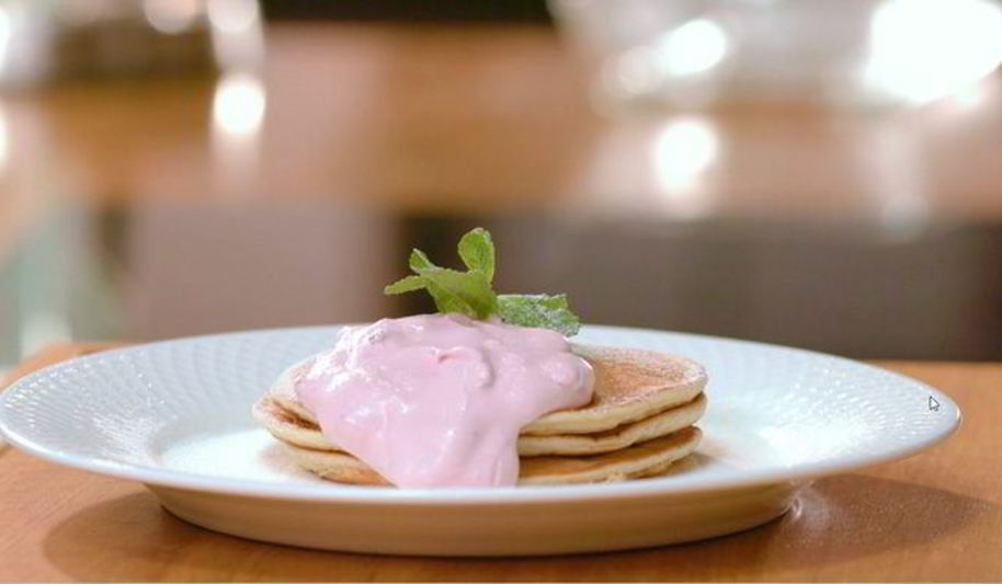 Рецепт блинчики со сливочно-вишневым кремом