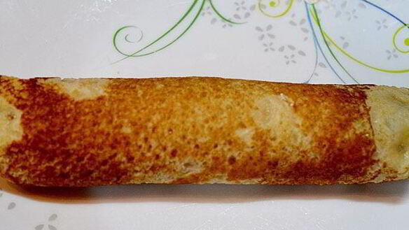 ШАГ 6. блинные рулетики с крабовым кремом и семгой