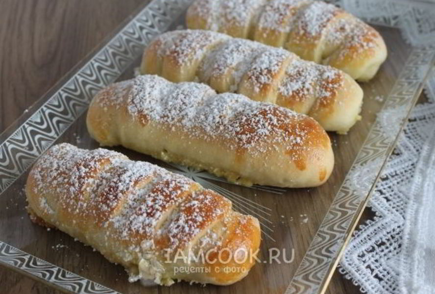 Французские булочки Крем де-паризьен