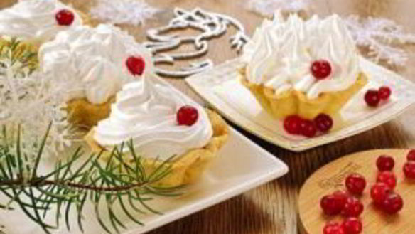 ШАГ 10. корзиночки из нута с белковым кремом