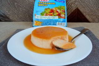 Крабовый крем-карамель