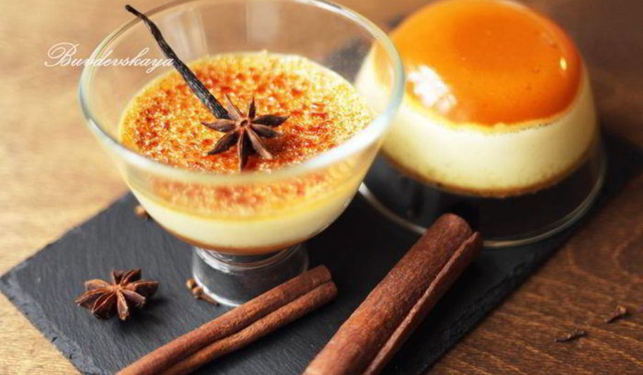 Рецепт крем-брюле с тыквой
