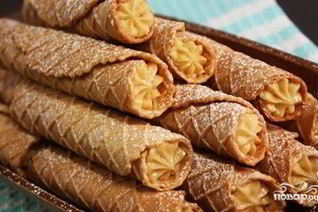 Крем для вафельных трубочек