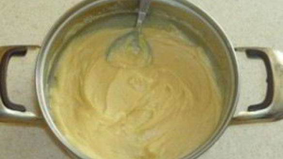 ШАГ 2. крем для вафельных трубочек