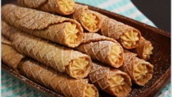 ШАГ 4. крем для вафельных трубочек