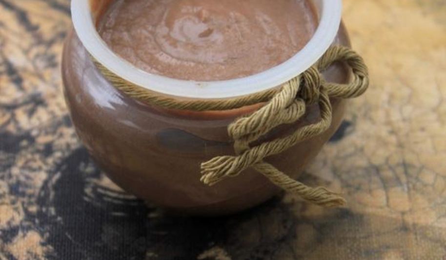 Рецепт крем из тофу с печеной грушей