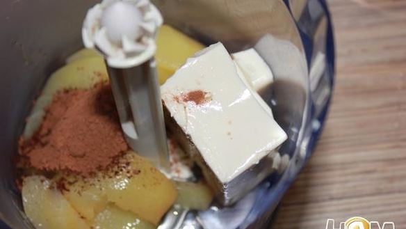 ШАГ 3. крем из тофу с печеной грушей