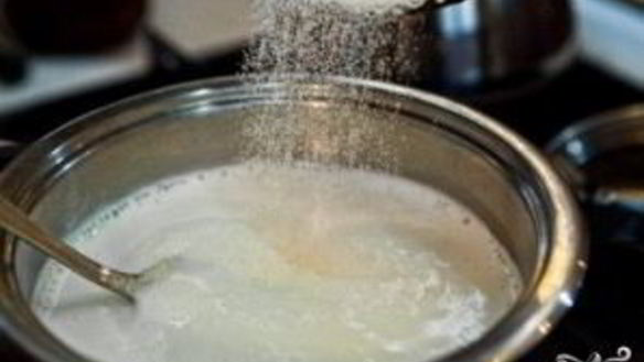 ШАГ 2. лимонный крем с манкой