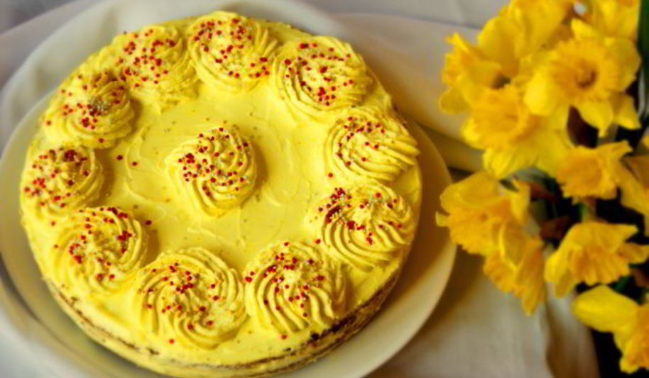 Рецепт медовый бисквит со сливочным кремом