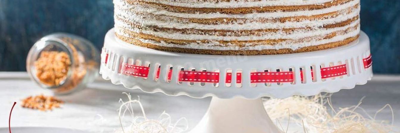 Песочные коржи со сметанным кремом