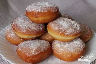 Пончики с кремом