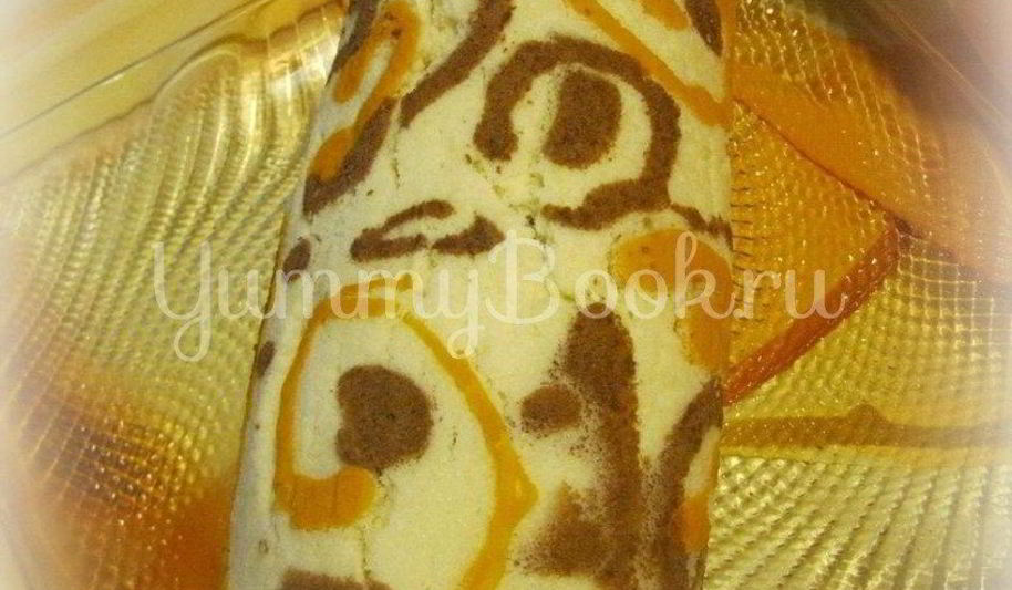 Рецепт рулет бисквитный с творожным кремом