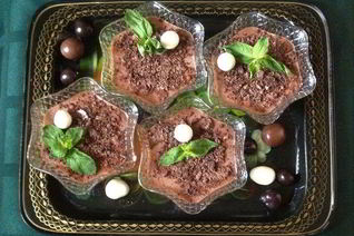 Шоколадный крем из манной крупы