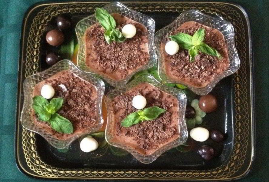 Шоколадный крем из манной крупы