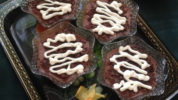 ШАГ 7. шоколадный крем из манной крупы