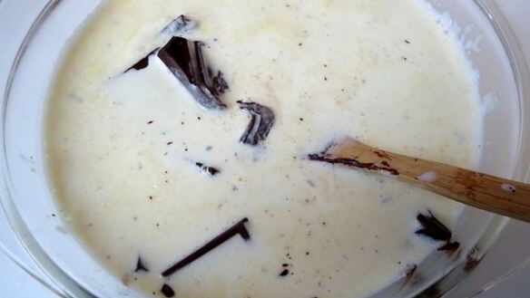 ШАГ 2. шоколадный рулет с трюфельным кремом