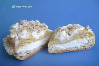 Шу Кунжутные облачка с лимонным кремом