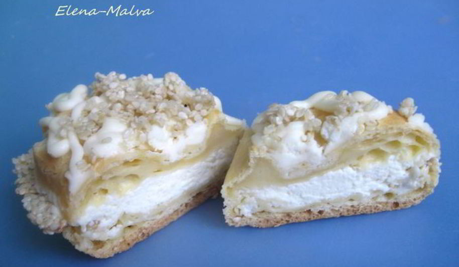 Рецепт шу кунжутные облачка с лимонным кремом