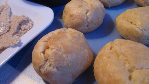 ШАГ 6. шу кунжутные облачка с лимонным кремом