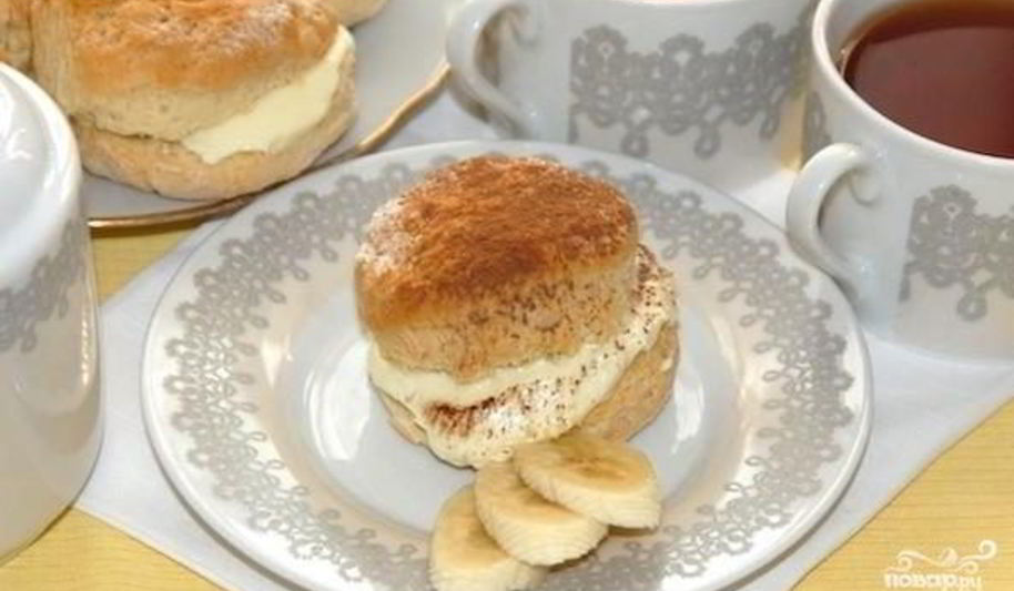 Рецепт сконы со сливочным кремом