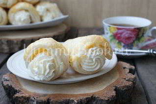 Слоеные трубочки с кремом