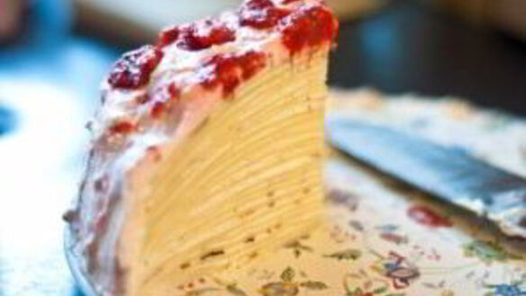 ШАГ 4. сметанный крем для блинного торта