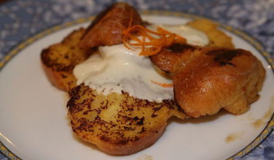 Рецепт тосты с апельсиново-сметанным кремом