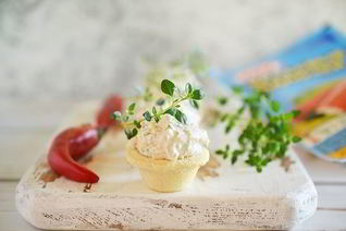 Творожно-крабовый крем