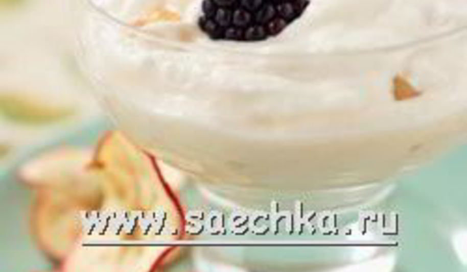 Рецепт яблочный крем