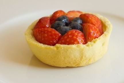 Ягодные корзиночки с заварным кремом